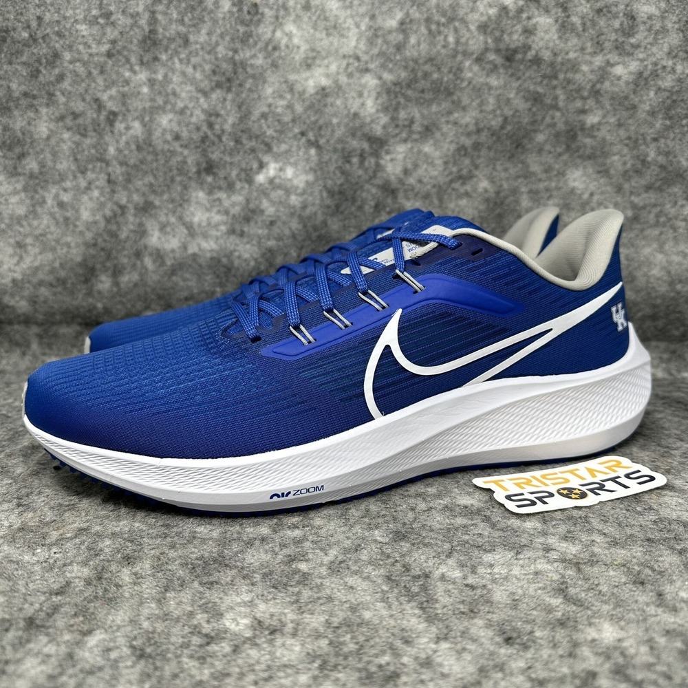 Kentucky Wildcats Shoes Mens Sz 14 Nike Zoom Pegasus 39 Running Blue White UK
